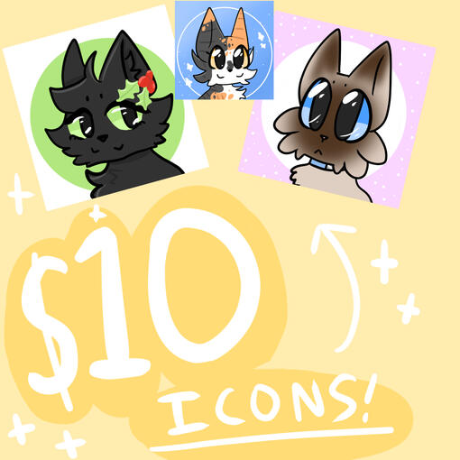 $10 Cat Icons!