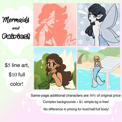 Mermaids and Fairies!